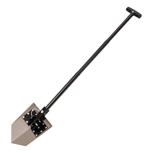 DMOS Delta Shovel - Collapsible Heavy-Duty Steel Folding...