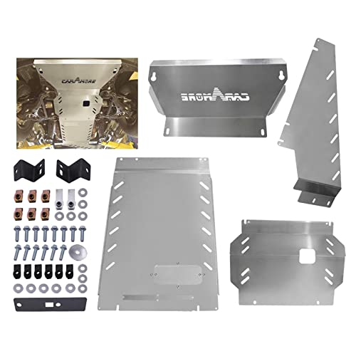 Front Lower Skid Plate Set with Hardware Fit for 2009-2014...