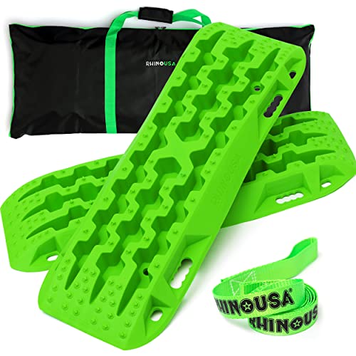 Rhino USA Recovery Traction Boards (Green) - Ultimate...
