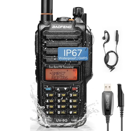 BAOFENG UV-9G GMRS Radio, IP67 Waterproof Two Way Radio for...